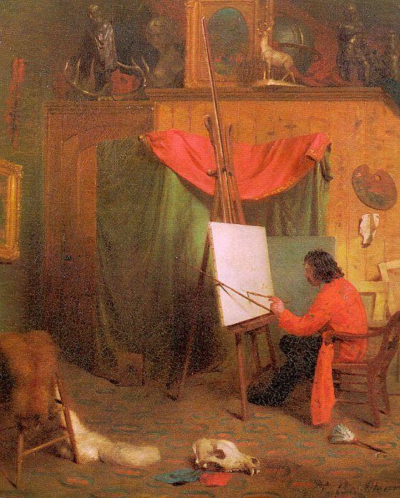 William Holbrook Beard Self Portrait in the Studio china oil painting image